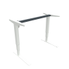 Hæve-/sænkestel | Bredde 112 cm | Hvid