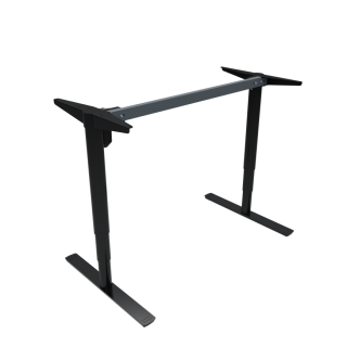 Hæve-/sænkestel | Bredde 112 cm | Sort 