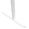 Hæve-/sænkebord | 180x100 cm | Ahorn med hvidt stel