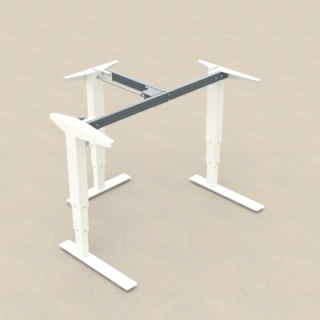Hæve-/sænkestel | Bredde 112 cm | Hvid