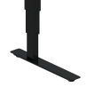 Hæve-/sænkebord | 100x60 cm | Hvid med sort stel