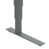 Hæve-/sænkebord | 80x60 cm | Bøg med sølv stel
