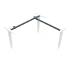 Hæve-/sænkestel | Bredde 152 cm | Hvid