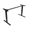 Hæve-/sænkestel | Bredde 152 cm | Sort 