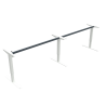 Hæve-/sænkestel | Bredde 342 cm | Hvid