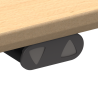 Hæve-/sænkebord | 180x180 cm | Bøg med hvidt stel