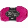 Bomuldsgarn, nr. 8/8, L: 80-85 m, pink, 50 g/ 1 ngl. 2