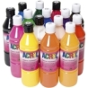 Akrylmaling, primærfarver, 15x500 ml/ 1 pk. 0