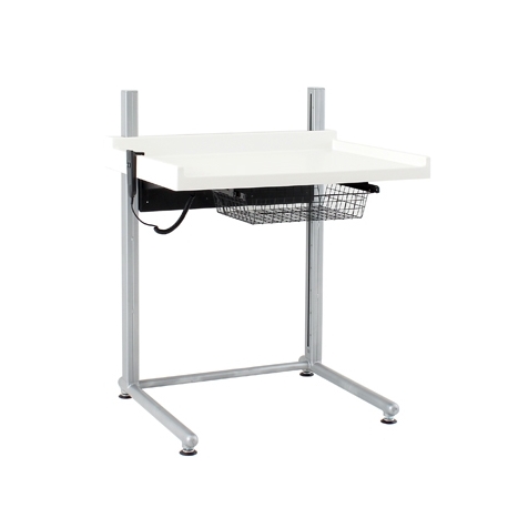 Fritstående puslebord