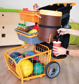 Transportabel boldvogn/opbevaringskasse