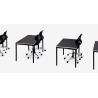 10 STK. ERGONOMISKE UNDERVISNINGSSTOLE