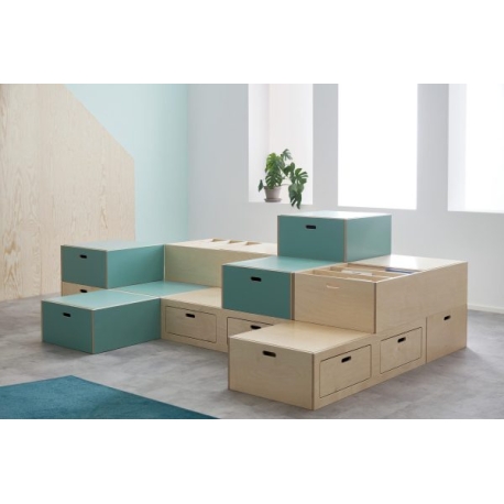 Klapbord 160x80 cm ahorn melamin