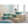 Klapbord 160x80 cm ahorn melamin