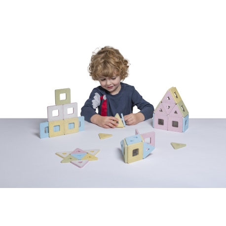 Kæmpe Magna-tiles sæt 6 store kasser