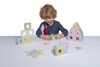Kæmpe Magna-tiles sæt 6 store kasser