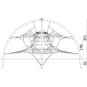 Pyramide net 4 meter