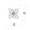 Pyramide net 4 meter