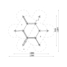 Pyramide net 4 meter