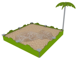 FOSSIL SANDKASSE