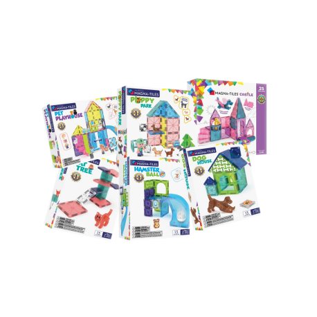 MAGNA-TILES - KÆLEDYRSTEMA - 6 KASSER