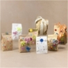 Papirposer, H: 27 cm, str. 9x15 cm, 50 g, guld, 100 stk./ 1 pk. 2
