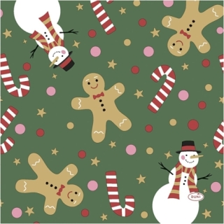 Servietter, Jule godter, str. 33x33 cm, 20 stk./ 1 pk. 0