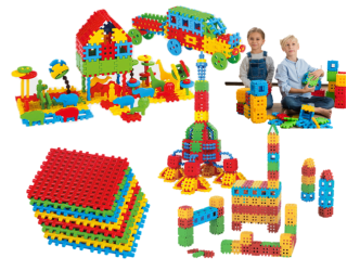 Kæmpe Magna-tiles sæt 6 store kasser