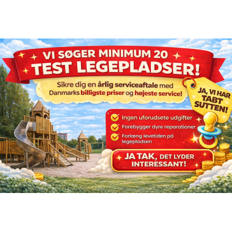TEST legeplads - Årligt servicebesøg