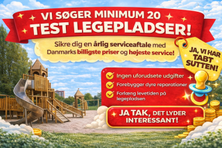 TEST legeplads - Årligt servicebesøg