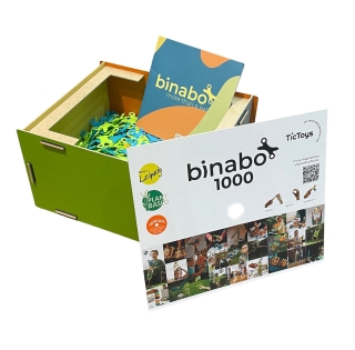 Binabo – 1000 chips – blandede farver