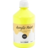Akrylmaling Neon, neon gul, 500 ml/ 1 fl. 0