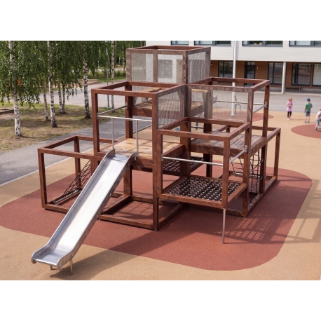 Box play 5.0 - Fås med træ eller stålstolper