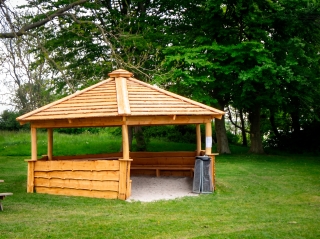 Bålhytte Ø6 meter