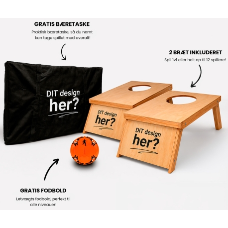 Kickhole Pro med jeres design