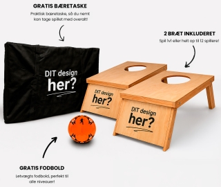Kickhole Pro med jeres design