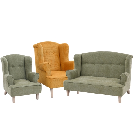 Sofasæt - 2 X stole & 1 X sofa H:25 CM