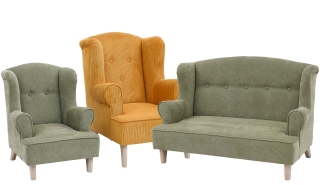 Sofasæt - 2 X stole & 1 X sofa H:25 CM