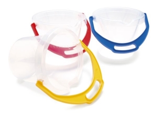 Spand gennemsigtig højde 14 cm